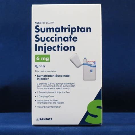 Image result for Sumatriptan Inj