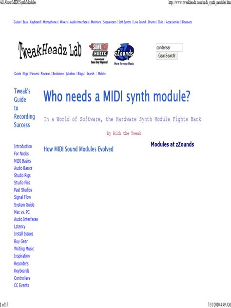Midi Synth Module 的图像结果