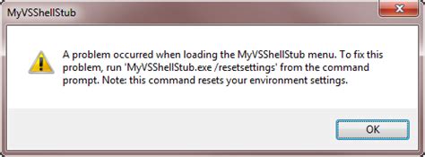 Image result for Visual Studio 2012 Shell Blocked