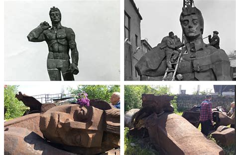 Monument to labor glory - "Universal" tractor in Siversk