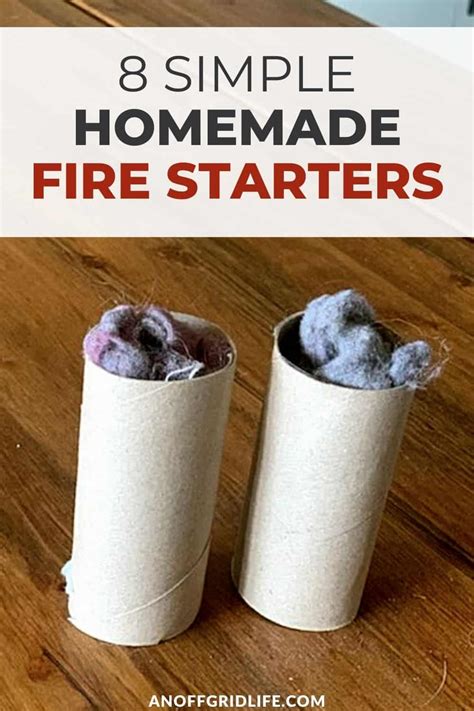 Image result for Homemade Fire Starters