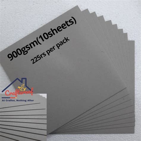 Chipboard 900 GSM - 12x12 inch – Crafteroof