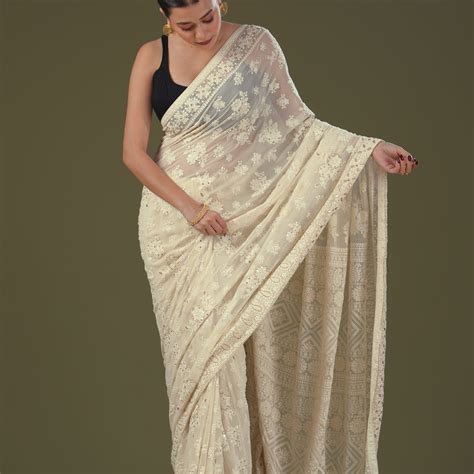 Chikankari Saree – Ethnic Boutique