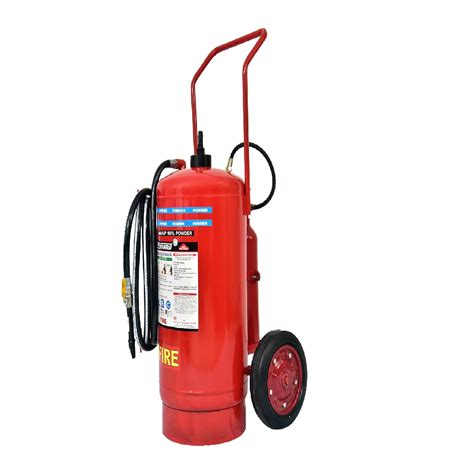 Life Guard 50KG Outer CO2 MAP 90% Dry Powder Based Trolley Fire ...