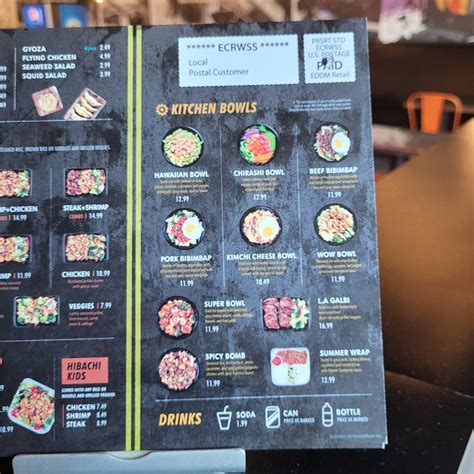 Menu at F&F Japanese Grill restaurant, Fort Worth