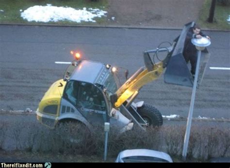 Image result for Backhoe Stunts