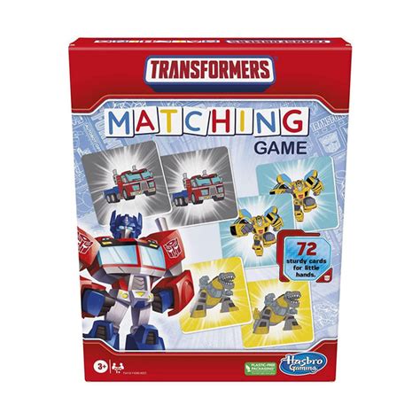 Hasbro Gaming Transformers Matching Game for Kids Ages 3 and Up – Kidszee