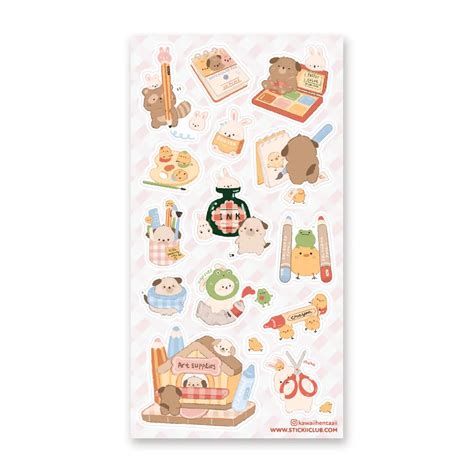 STICKII Artsy Cuties Sticker Sheet – Little Craft Place