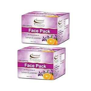 Inocos Skin Lightening Face Pack Combo 2 (Each 50g) : Amazon.in: Beauty