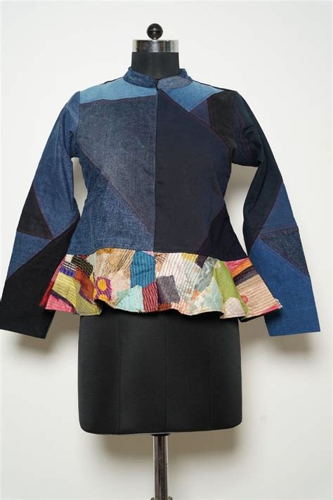 Shop Women's Upcycled High Neck Frill Top | Sustainable Fashion – Bunko ...