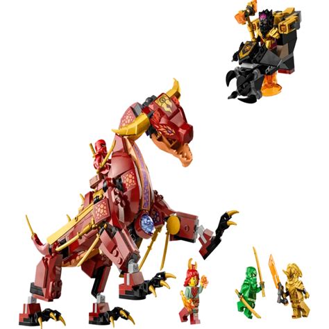Lego 71793 NINJAGO Heatwave Transforming Lava Dragon -479 Pieces — Toycra