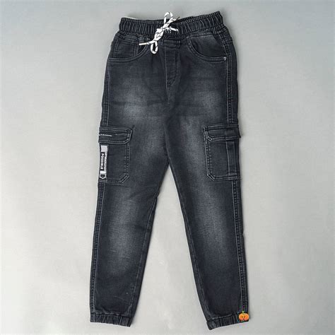 Buy Black Drawstring Boys Jogger Pants – Mumkins