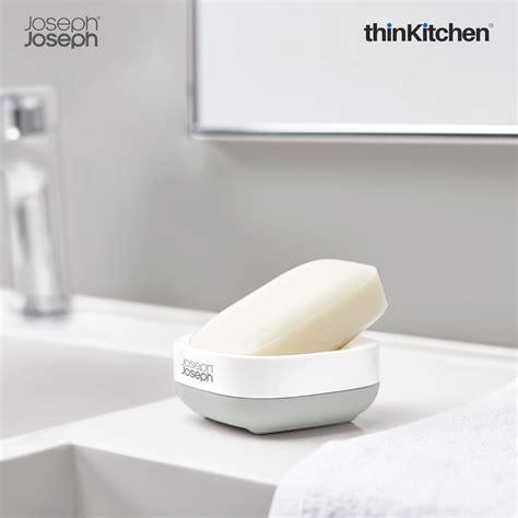 Buy Joseph Joseph Bathroom Slim Compact Soap Dish With Drain- Grey ...