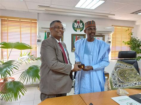 HC G Balasubramanian met H.E. Mr. Muhammad Musa Bello, Hon"ble Minister ...