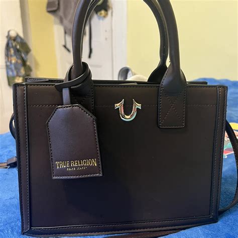 True Religion bag crossbody dark brown brand new - Depop