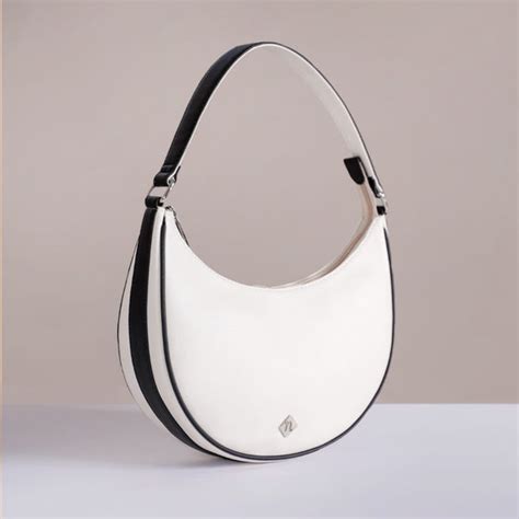 White Half Moon Shoulder Bag Online - Premium Shoulder Bag | Nestasia