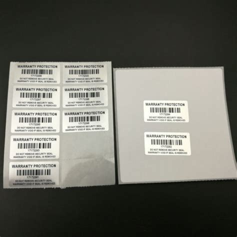 Buy Tamper Proof Void Sticker Protection Labels Security Seal serial ...