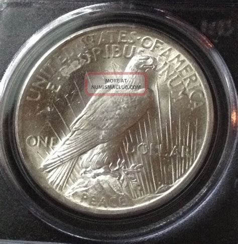 1923 Ms62 Pcgs Peace Silver Dollar