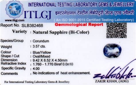 Buy certified natural bi-color sapphire (pitambari) gems /gemstones at ...