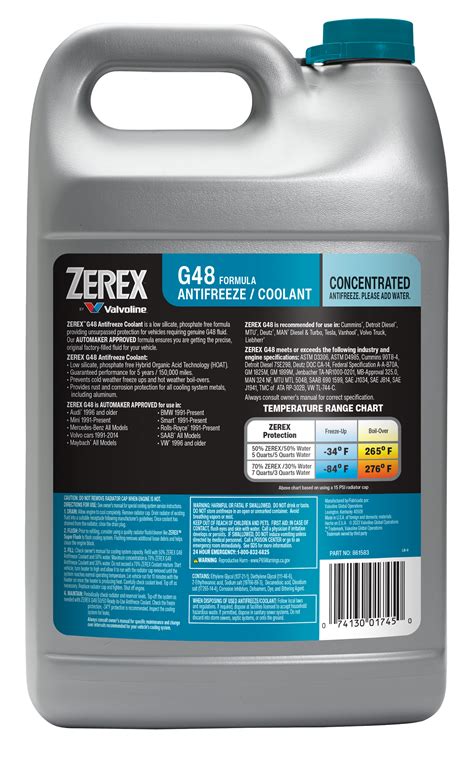 Shop Zerex G48 Concentrate Antifreeze | Valvoline