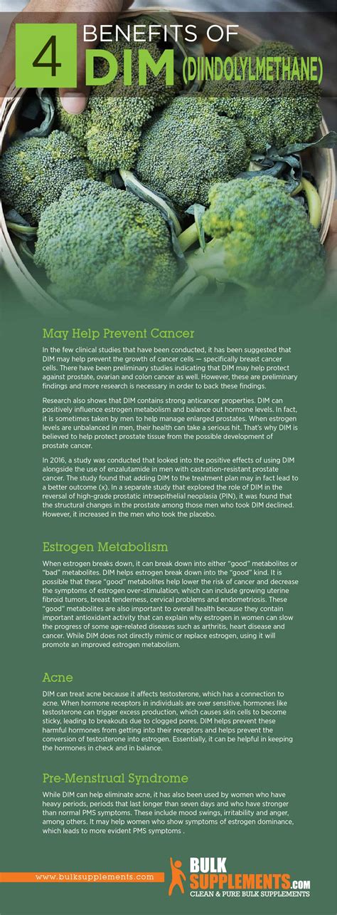 Diindolylmethane (DIM): Benefits, Side Effects & Dosage