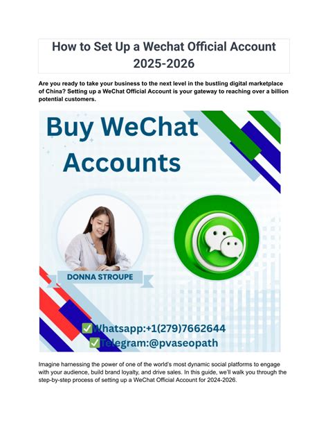 PPT - How to Set Up a Wechat Official Account 2025-2026 PowerPoint ...