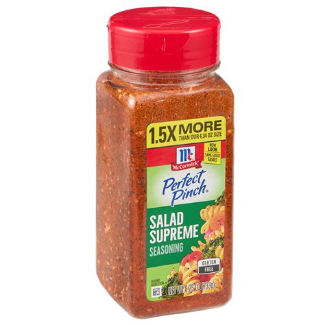 McCormick Perfect Pinch Salad Supreme Seasoning, 8.25 oz E22 - Walmart.com