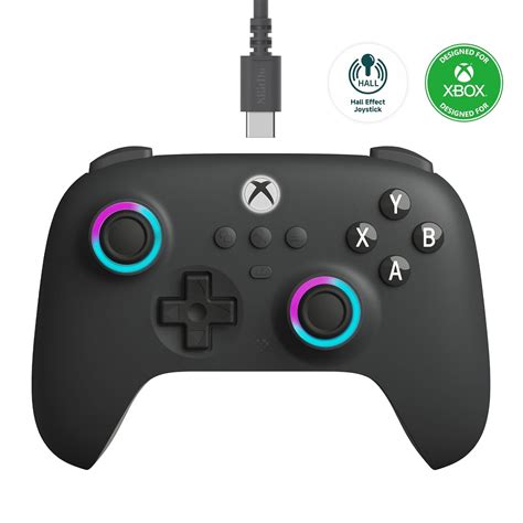 8Bitdo Ultimate C Wired Controller for Xbox with Hall Effect Joysticks ...