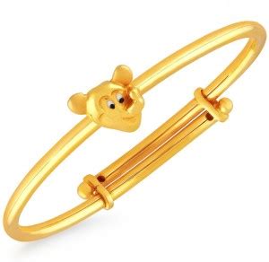 MALABAR GOLD & DIAMONDS BLRAAAAEJYGJ Yellow Gold 22kt Bracelet Price in ...