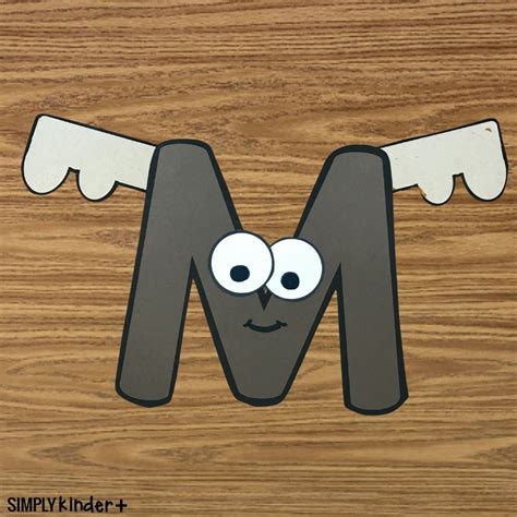 Uppercase Letter M Alphabet Craft - Simply Kinder + Printable Membership