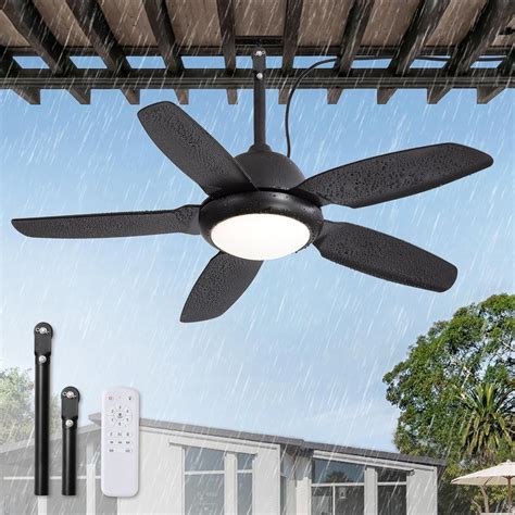 Fanbulous 42 Inch Waterproof Outdoor Ceiling Fan with Lights and Remote ...