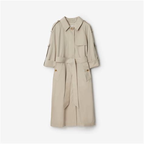 Long Lightweight Trench Coat in Stone - Women | Burberry® Official