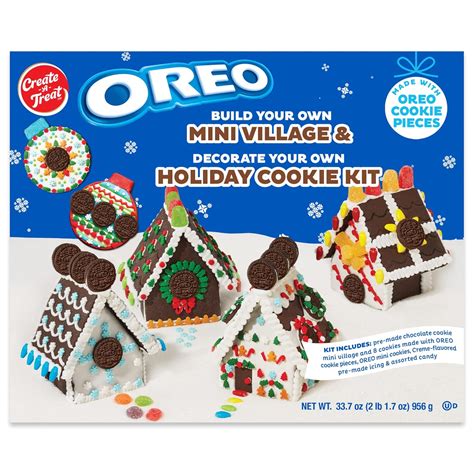 Amazon.com : Oreo Cookies Christmas House Kit, 2-in-1 Bundle OREO ...