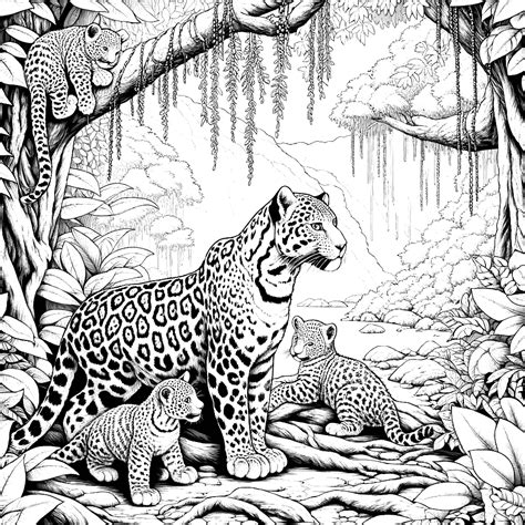 Leopard Coloring Pages 34 - Coloring Pages Gem