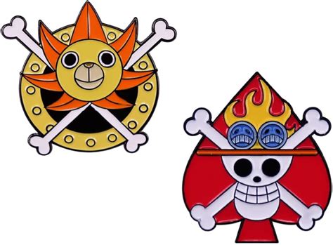 Buy OYSTERBOY One Piece Anime Premium Quality Enamel Brooch Pin Straw ...