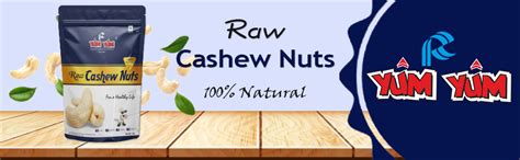YUM YUM 100% Natural & Crunchy Premium Whole Cashews, Nutritious ...