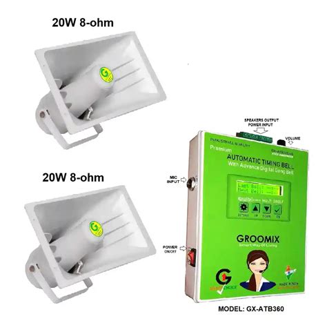 Groomix | Groomix Automatic Announcement and Digital Bell System Smart ...