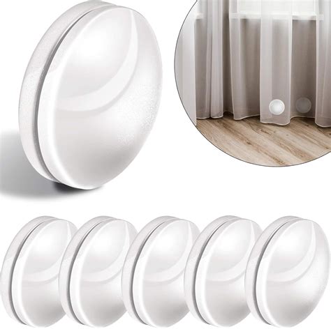 Amazon.com: Jetec 6 Sets 16 Pack Shower Curtain Weights, Plastic ...