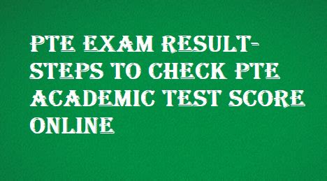 Image result for Pte Result Sample