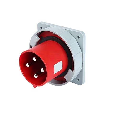 PR12P IP67 Industrial Reverse Inlet Plug 125A 4 Pin 415V