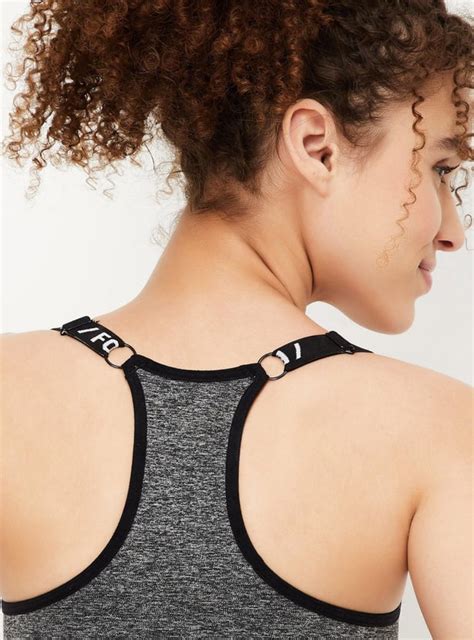 Buy Women Heathered Full Coverage Sports Bra Online at just Rs. 599.0 ...