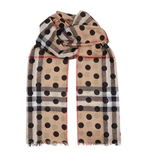 Black Polka Dot Scarf