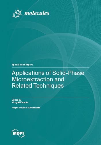 Applications of Solid-Phase Microextraction and Related Techniques ...