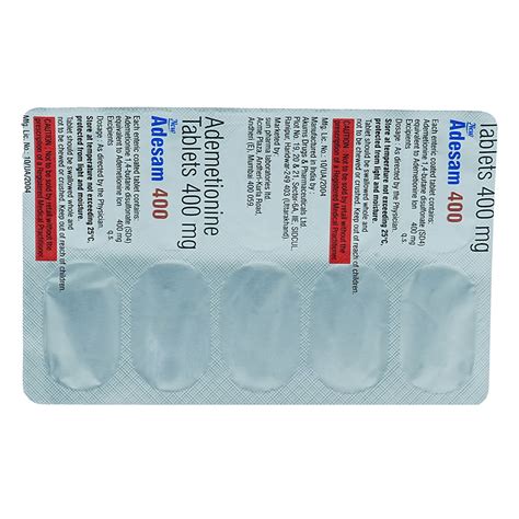 Adesam 400 New Tablet 10's Price, Uses, Side Effects, Composition ...