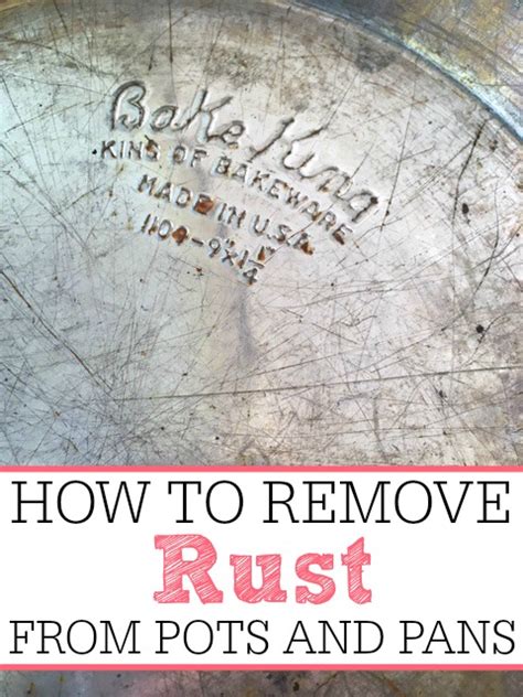 Image result for Remove Rust From Cooking Pans