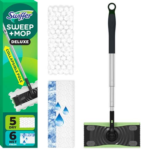 Amazon.com: Swiffer Sweep & Mop Deluxe 2-in-1 Floor Mopping and ...