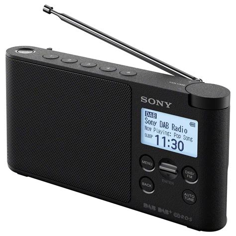 Sony XDR-S41D Digital Radio (DAB+, FM, RDS, Alarm Clock) Black : Amazon ...
