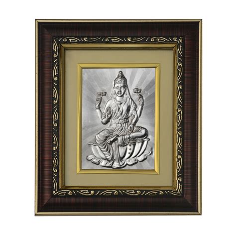 PrayEveryday - Lakshmi Mata Photo Frames | Lakshmi Mata Silver Plated ...