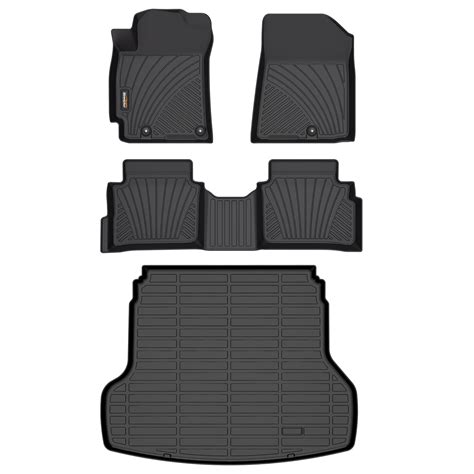 Binmotor-TPE Floor Mats & Cargo Liner Full Set for Kia Forte 2024 2023 ...