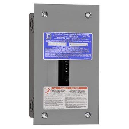 SQUARE D BY SCHNEIDER ELECTRIC HOM Load Center 70A, 2, 120/240V AC ...